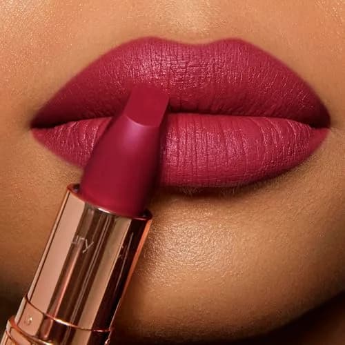 Charlotte Tilbury Matte Revolution Lipstick The Queen - Rosy Pink 3.5g (0.12 oz) | Long-Lasting Matte Color thumbnail 4