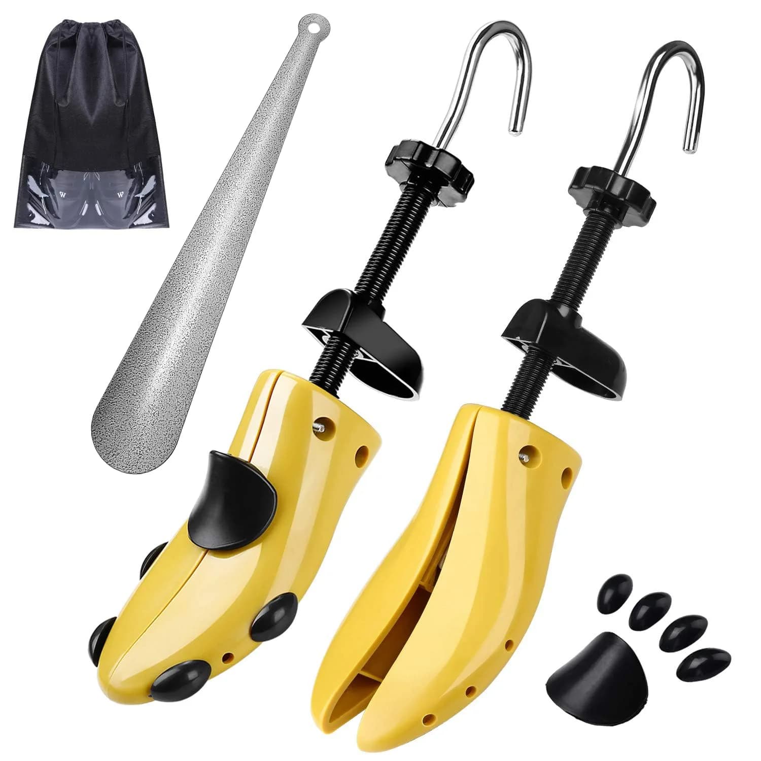 eachway Shoe Stretcher Shoe Trees, Adjustable Length & Width for Women US5.5-9 | Two-Way Shoe Expander with Bunion Pads