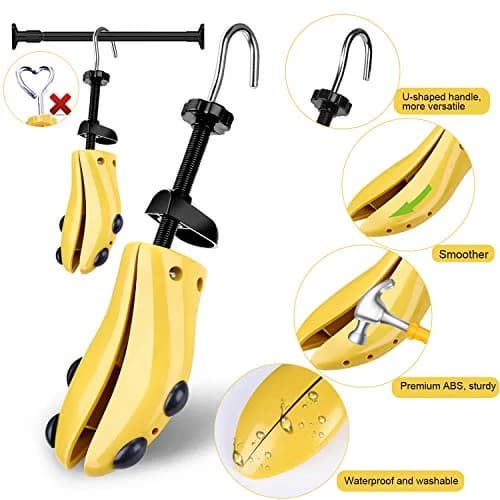 eachway Shoe Stretcher Shoe Trees, Adjustable Length & Width for Women US5.5-9 | Two-Way Shoe Expander with Bunion Pads thumbnail 2