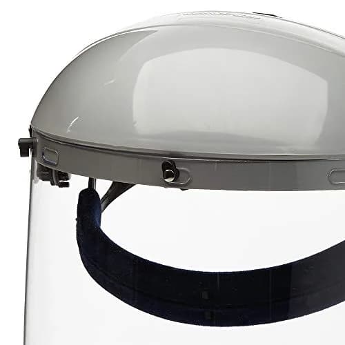 Sellstrom Advantage Series Face Shield - Lightweight, High Impact, Polycarbonate Clear Tint, Adjustable Ratchet Headgear, for Grinding & Cutting thumbnail 4