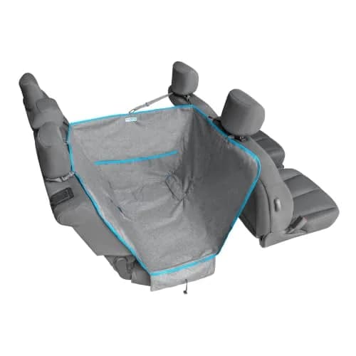 Kurgo Half Hammock Seat Cover, Heather Grey | Waterproof, Stain-Resistant, Universal Fit (27.5" Wide) thumbnail 1