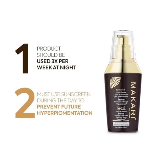 Makari Skin Serum 1.7oz Brightening & Toning Body Serum with Organiclarine for Dark Spots, Scars, Sun Patches thumbnail 6
