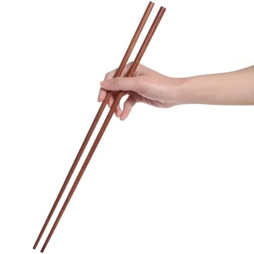 Donxote Extra Long Cooking Chopsticks 42cm (16.5 Inches) Ironwood | Set of 2 Pairs thumbnail 1