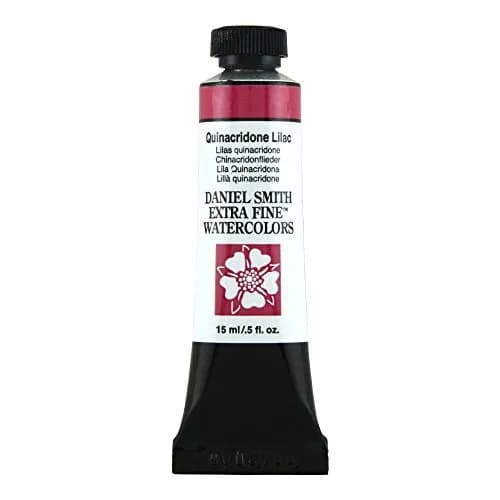DANIEL SMITH Extra Fine Watercolor 15ml Tube, Quinacridone Lilac, 0.5 Fl Oz (15ml) | Professional Grade Art Paint - main product image
