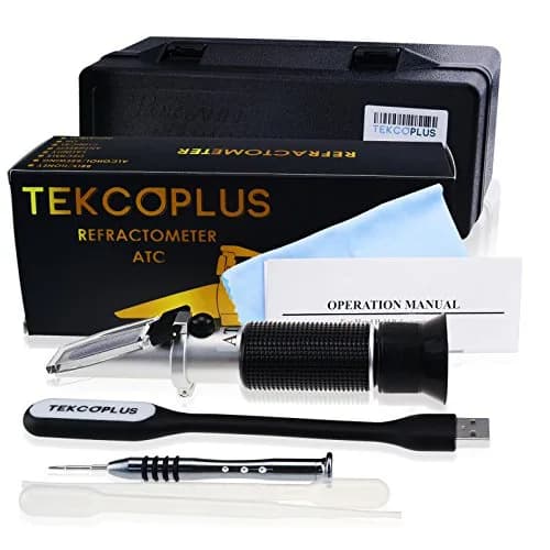 TEKCOPLUS 3-in-1 Clinical Refractometer with ATC 0-12 g/100ml Serum Protein | Urine SG 1.000-1.050 | RI 1.333-1.360 thumbnail 4