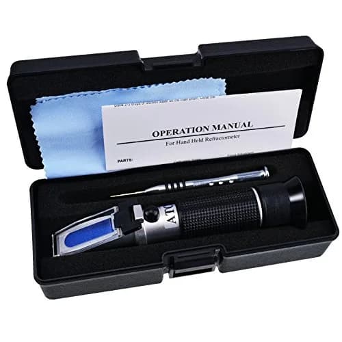 TEKCOPLUS 3-in-1 Clinical Refractometer with ATC 0-12 g/100ml Serum Protein | Urine SG 1.000-1.050 | RI 1.333-1.360 thumbnail 7