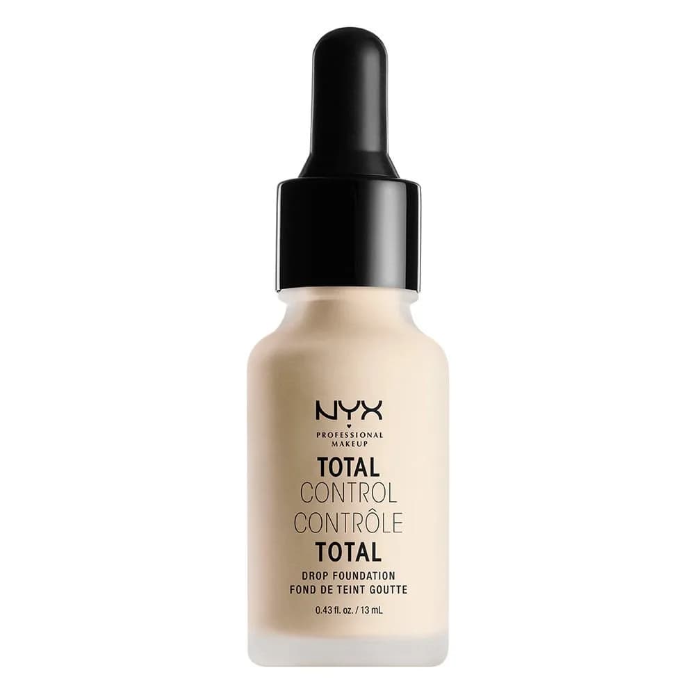NYX PROFESSIONAL MAKEUP Total Control Drop Foundation Pale (12ml / 0.43 Fl Oz) | Customizable Matte Coverage - main product image