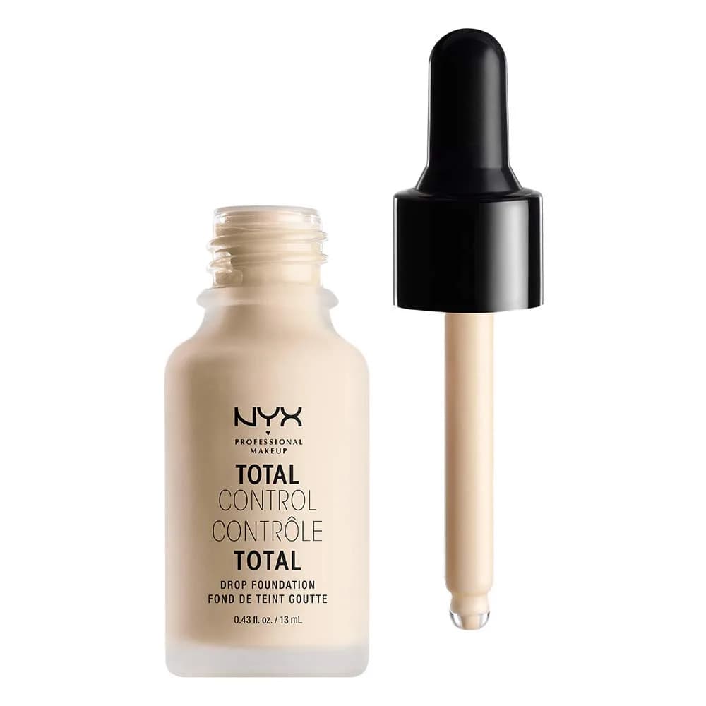 NYX PROFESSIONAL MAKEUP Total Control Drop Foundation Pale (12ml / 0.43 Fl Oz) | Customizable Matte Coverage - view 3