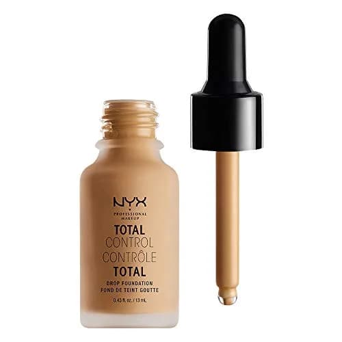 NYX PROFESSIONAL MAKEUP Total Control Drop Foundation - Buff Tan 0.43 Fl Oz (12.7 ml) | Matte Finish Foundation for Customizable Coverage thumbnail 3