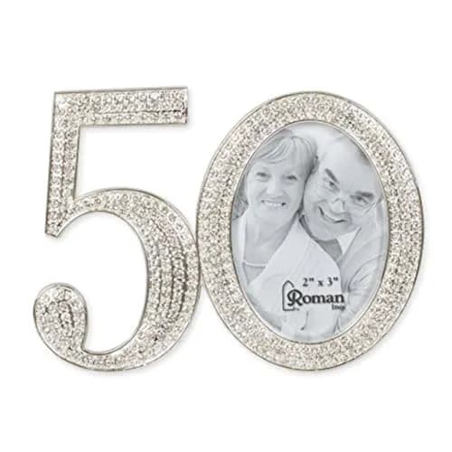 Roman Caroline Collection Rhinestone Picture Frame 3.25" H | Religious & Inspirational Decor (70-120 chars) thumbnail 2