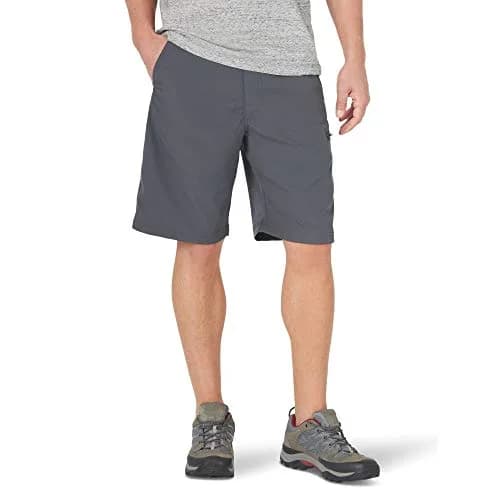 Wrangler Authentics Performance Side Elastic Utility Short, Carbonite, 40 | Water-Repellant, Relaxed Fit, 10" Inseam thumbnail 1