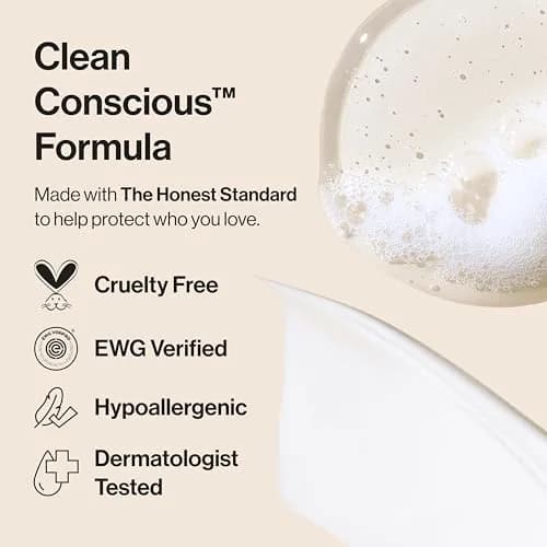 The Honest Company Shampoo Body Wash & Lotion, Lavender Calm, 18.5 Fl Oz | Gentle, Tear-Free, Naturally Derived thumbnail 6