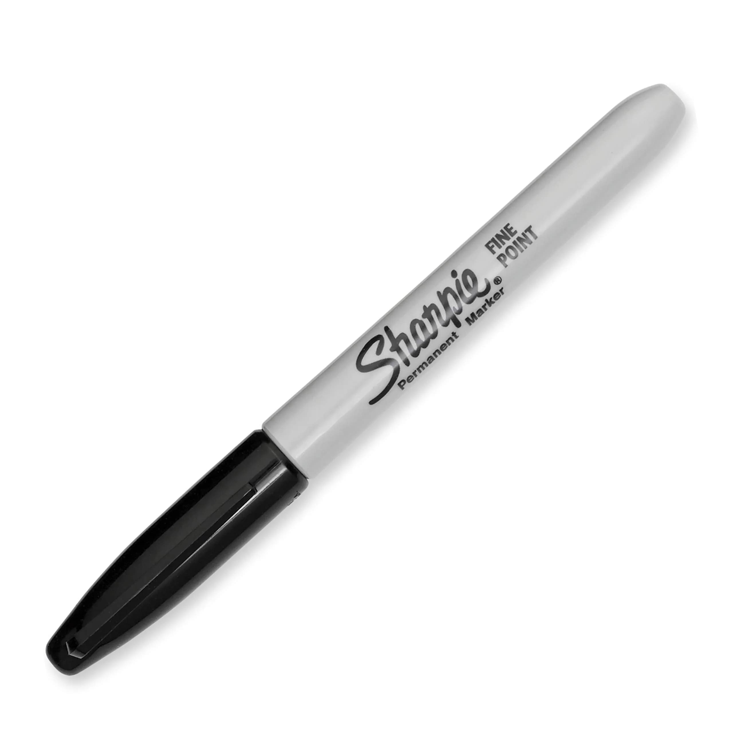 Sharpie Fine Tip Permanent Marker - Black, 8 Count | Smooth Ink Flow - view 2