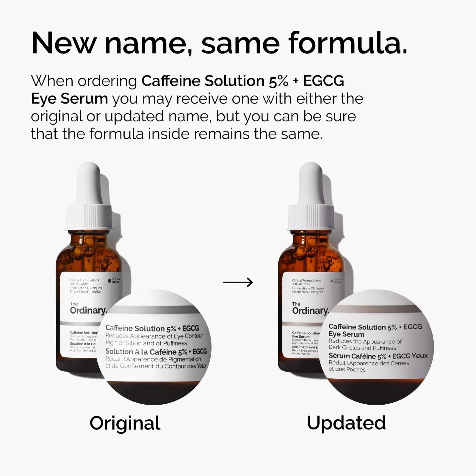 The Ordinary Caffeine Solution 5% + EGCG Eye Serum 30ml (1 Fl Oz) | Reduces Puffiness & Dark Circles - view 8