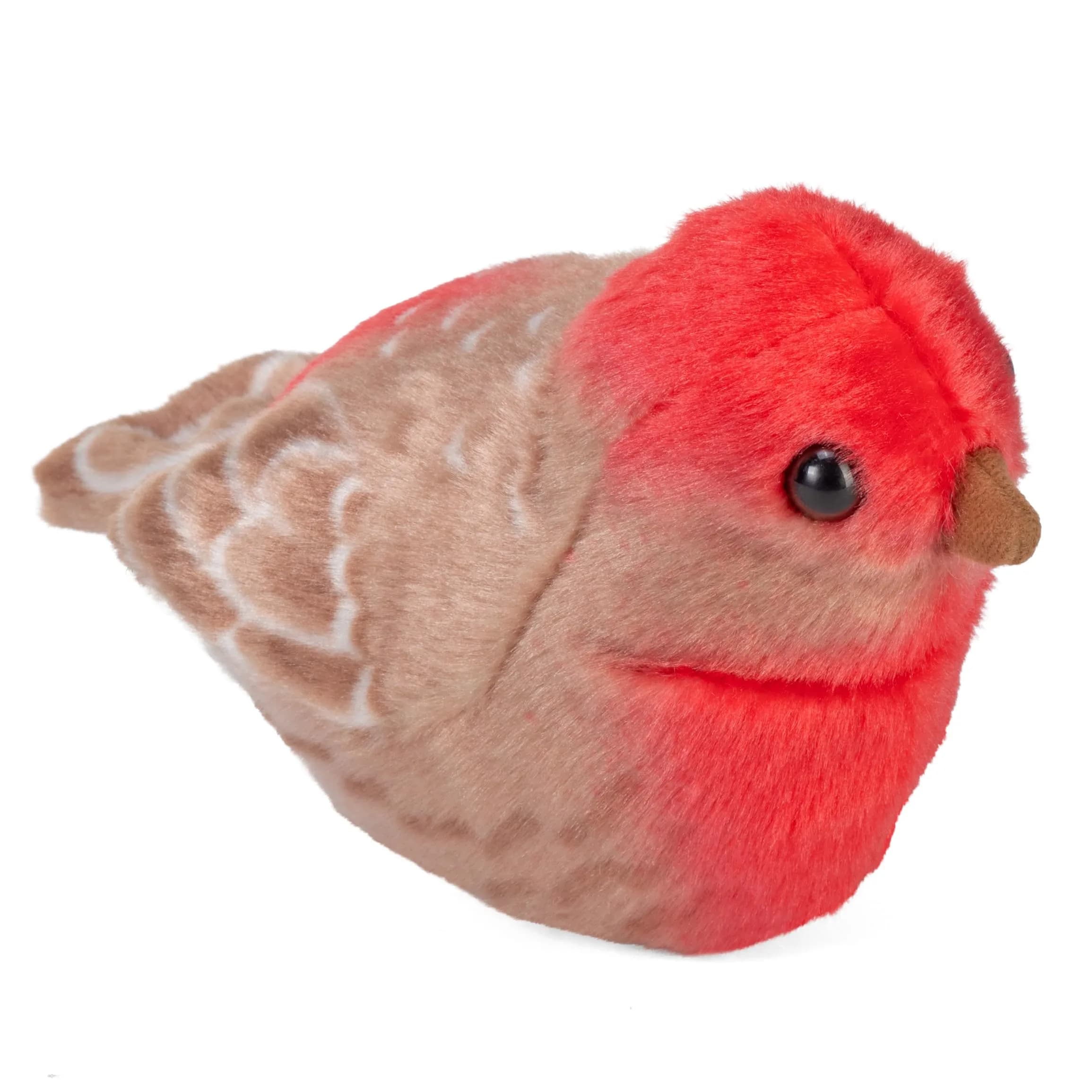 WILD REPUBLIC House Finch Plush Toy with Realistic Sound | 12.7 cm (5 in) - main product image