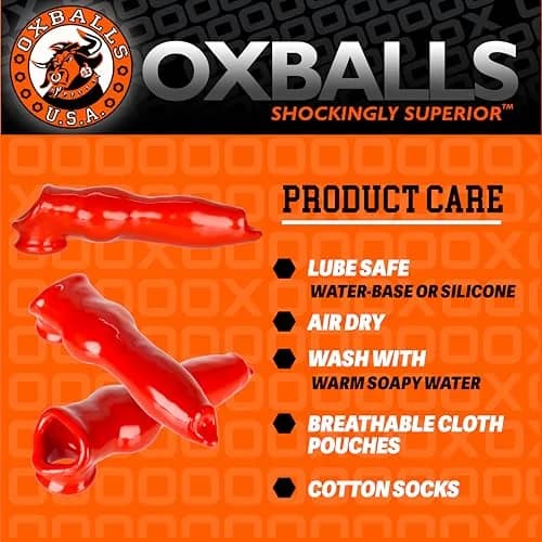 Oxballs FIDO Cocksheath 23.5cm (9.25in) | Stretchy FLEXtpr for Enhanced Pleasure thumbnail 6