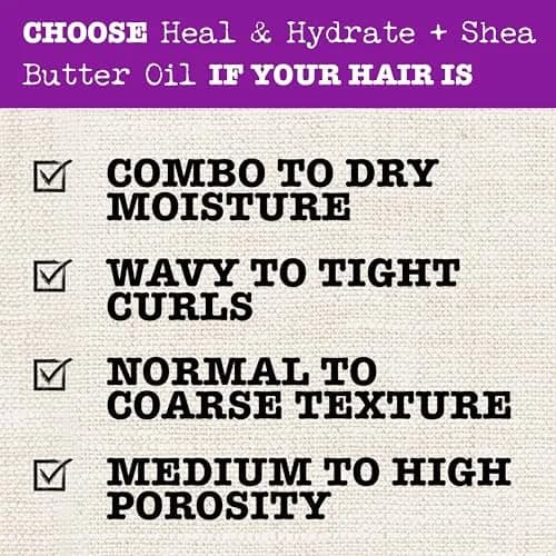 Maui Moisture Heal & Hydrate Shea Butter Hair Mask & Leave-In Conditioner 355ml (12 Ounce) | Vegan, Silicone & Sulfate-Free for Curls thumbnail 4