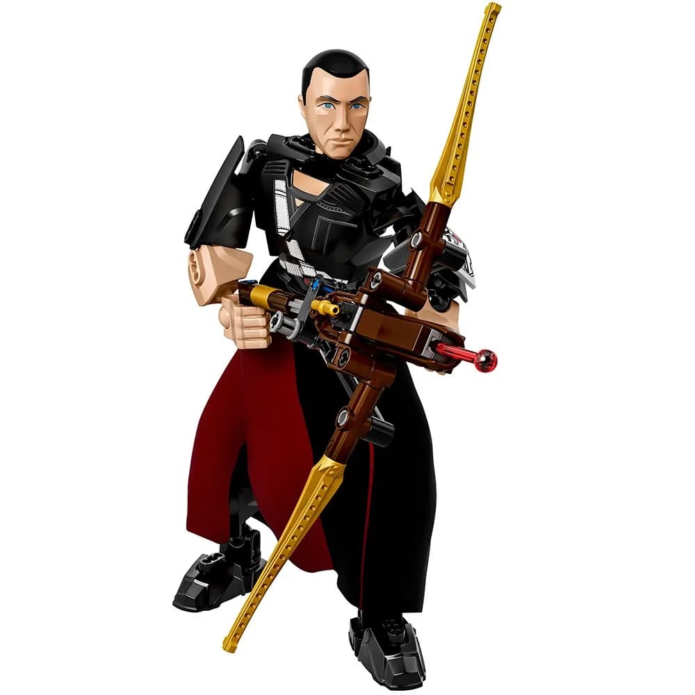 LEGO Star Wars Chirrut Îmwe 75524 Star Wars Toy | Highly Posable, Buildable Action Figure for Kids