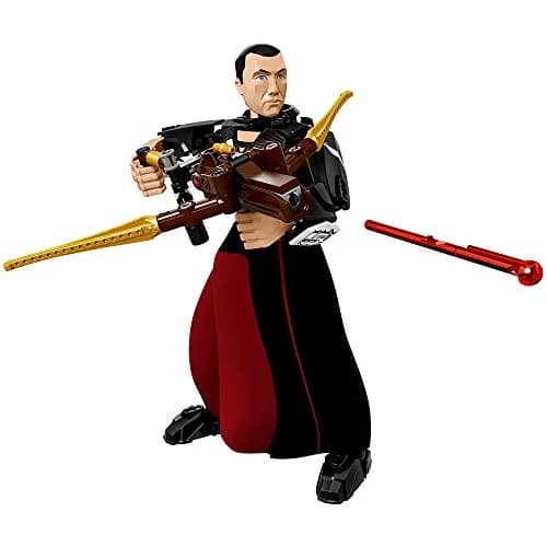 LEGO Star Wars Chirrut Îmwe 75524 Star Wars Toy | Highly Posable, Buildable Action Figure for Kids thumbnail 2