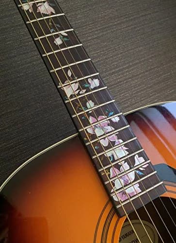 Inlaystickers Magnolia Flower Tree Of Life Guitar Position Mark Inlay Sticker | Floral, Water-Resistant, Single Use thumbnail 4