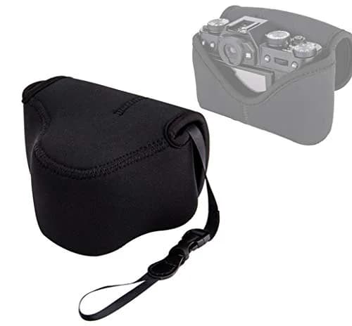 Fotasy Black Ultra Light Neoprene Camera Case Compatible with Fuji X100V & X-T30 Series | Compact & Water-Resistant thumbnail 1