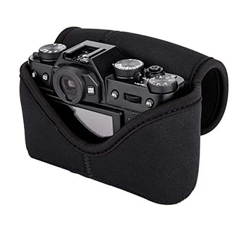 Fotasy Black Ultra Light Neoprene Camera Case Compatible with Fuji X100V & X-T30 Series | Compact & Water-Resistant thumbnail 6