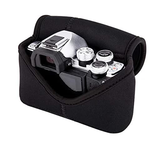 Fotasy Black Ultra Light Neoprene Camera Case Compatible with Fuji X100V & X-T30 Series | Compact & Water-Resistant thumbnail 8