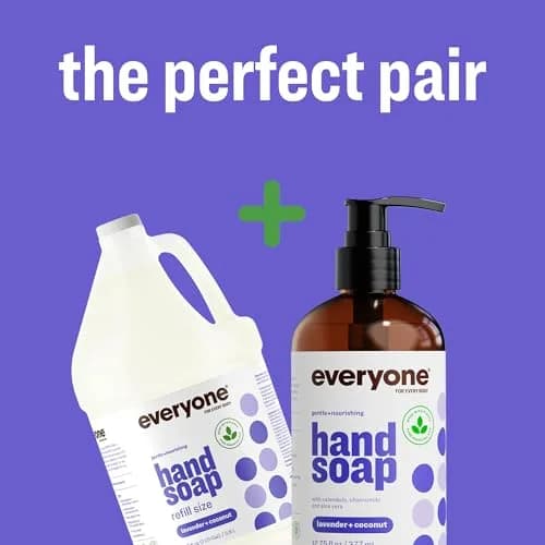 everyone for every body Liquid Hand Soap Lavender Coconut 12.75 oz | Hypoallergenic & Dermatologist-Tested thumbnail 5