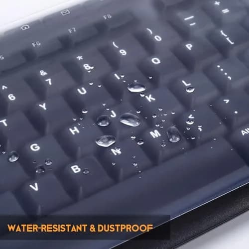 CaseBuy Universal Desktop Keyboard Protector Skin 44.5cm x 14cm | Protects Against Spills & Dust thumbnail 6