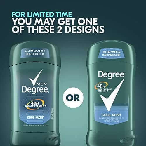 Degree Men Original Antiperspirant Deodorant Stick Cool Rush 5.4 oz (153 g) | 48-Hour Odor Protection thumbnail 2