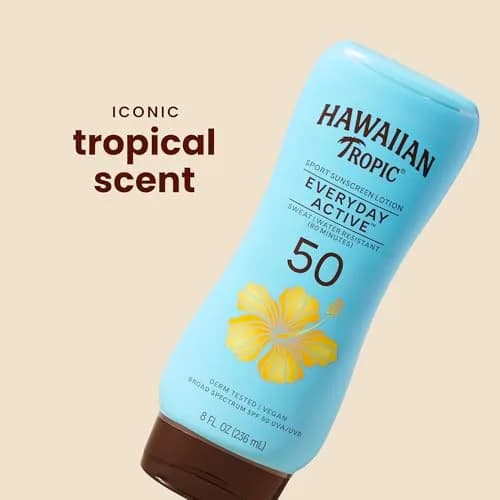 Hawaiian Tropic Everyday Active SPF 50 Sunscreen Lotion 236ml (8 Fl Oz) | Dermatologist Tested & Water Resistant thumbnail 2