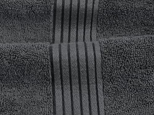 Utopia Towels 8 Piece Premium Towel Set, Grey | 2 Bath 2 Hand 4 Washcloths, 500 GSM, Super Soft & Absorbent thumbnail 3