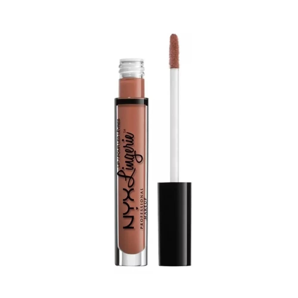 NYX PROFESSIONAL MAKEUP Lip Lingerie Matte Liquid Lipstick - Delicate Lust (Greige), 3.4ml - main product image