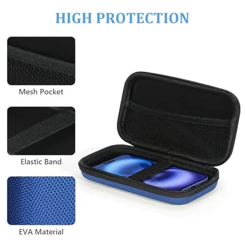 GLCON Small Carrying Bag for GPS Hard Drive | Portable EVA Protection Case with Mesh Pocket thumbnail 4