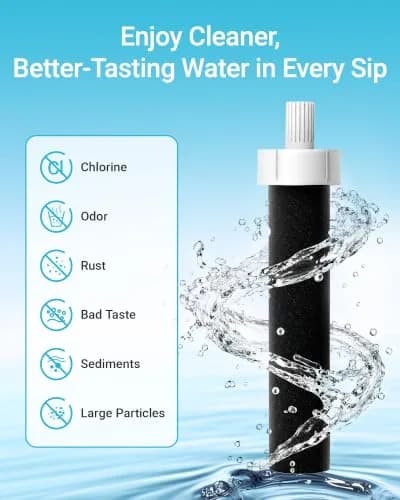 AQUA CREST Water Bottle Filter Replacement for Brita® BB06 | 4 Pack | Reduces Chlorine & Odor thumbnail 3