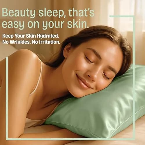 BLISSFORD Satin Pillowcase with Zipper, Like Silk, Queen Size 20 x 30 in | Cooling, Hair & Skin Friendly thumbnail 7