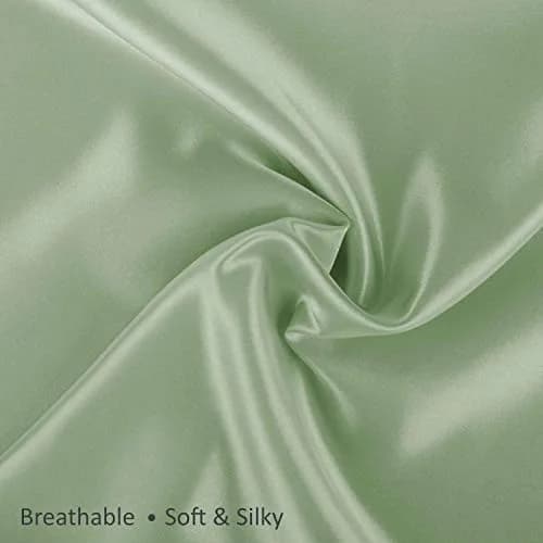 BLISSFORD Satin Pillowcase with Zipper, Like Silk, Queen Size 20 x 30 in | Cooling, Hair & Skin Friendly thumbnail 10