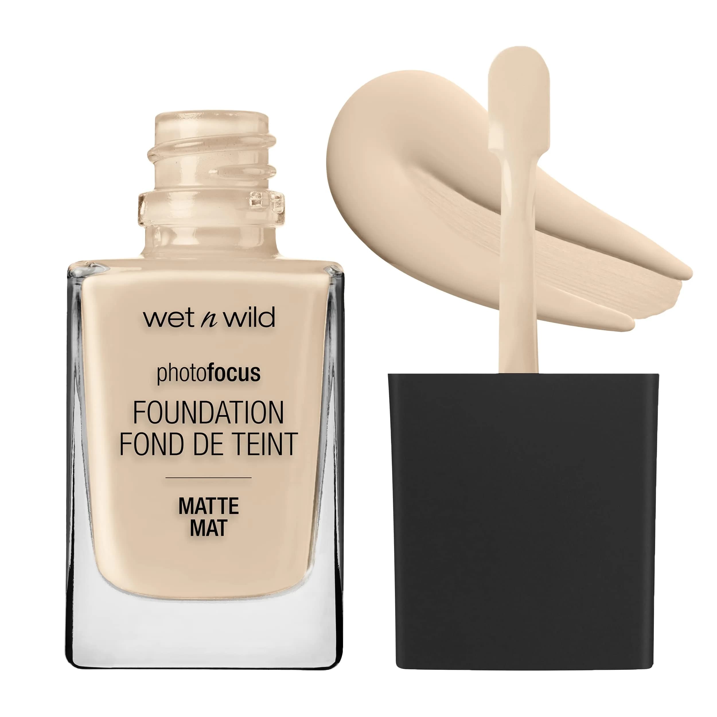 wet n wild Photo Focus Matte Liquid Foundation Soft Ivory 8.5ml (0.29 Fl Oz) | Vegan & Cruelty-Free — Soft Ivory