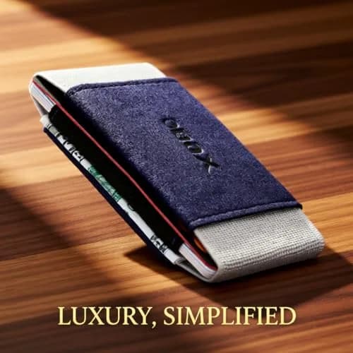 VBAX Elastic Wallet for Men & Women – Slim Minimalist Front Pocket Credit Card Holder, Fits 10 Cards & Cash, Compact for Travel & Daily Use thumbnail 5
