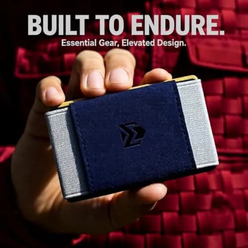 VBAX Elastic Wallet for Men & Women – Slim Minimalist Front Pocket Credit Card Holder, Fits 10 Cards & Cash, Compact for Travel & Daily Use thumbnail 6