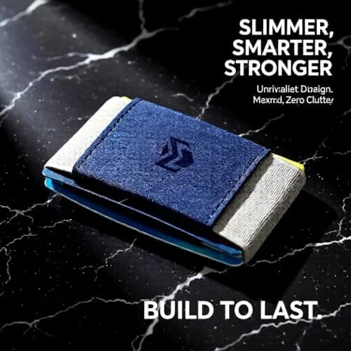 VBAX Elastic Wallet for Men & Women – Slim Minimalist Front Pocket Credit Card Holder, Fits 10 Cards & Cash, Compact for Travel & Daily Use thumbnail 7