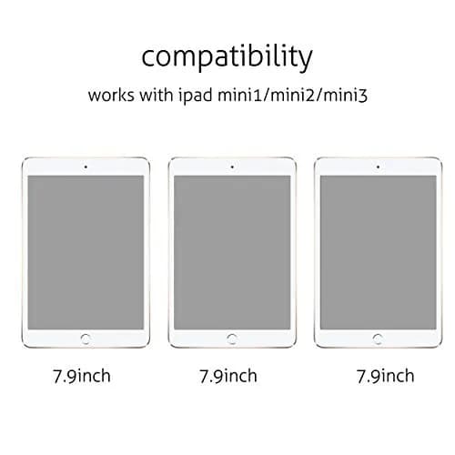 Ailun 2Pack Screen Protector for iPad Mini 1/2/3 | Tempered Glass, High Transparency, Scratch Resistant thumbnail 3