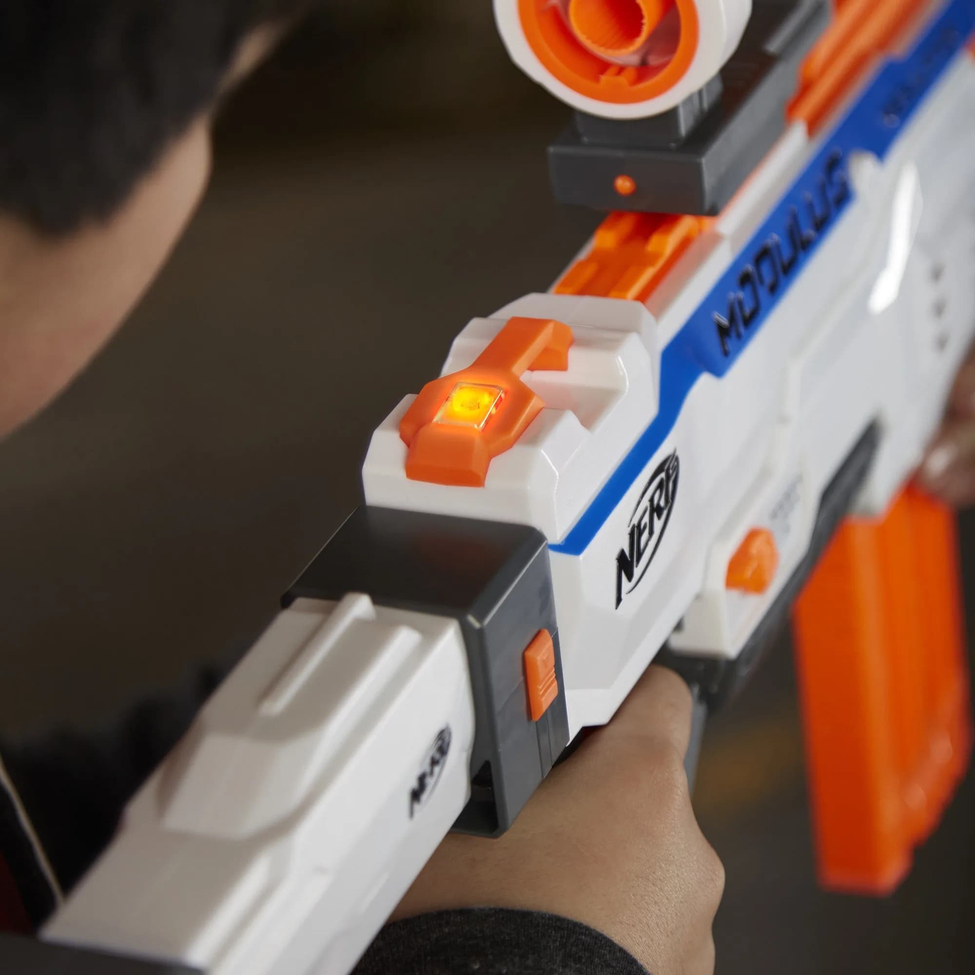 Nerf Modulus Regulator Fully Motorized Blaster, 24 Darts & 2 Clips | 40.6 cm (16 inches) Length - view 5