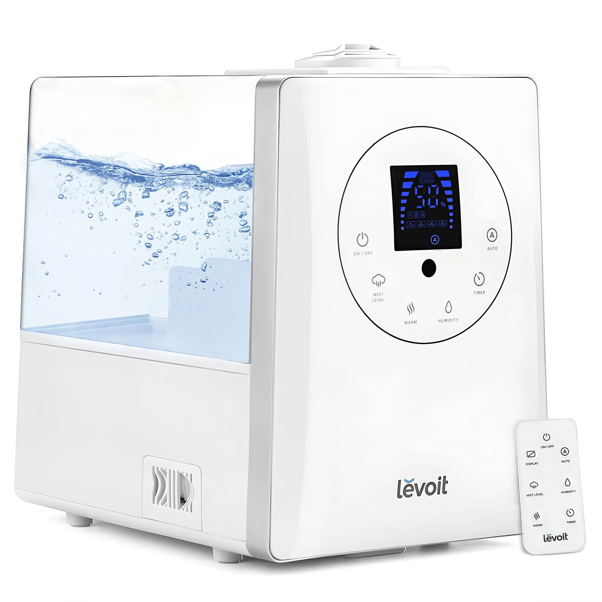 Levoit Hybrid Ultrasonic Humidifier 6L (0.4 Gallons) | Warm & Cool Mist for Large Rooms up to 753 sq ft - main product image