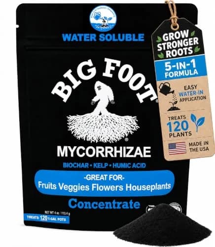 Big Foot Water Soluble Mycorrhizal Inoculant - Mycorrhizae Powder 4 oz | Organic Plant Growth Booster thumbnail 1