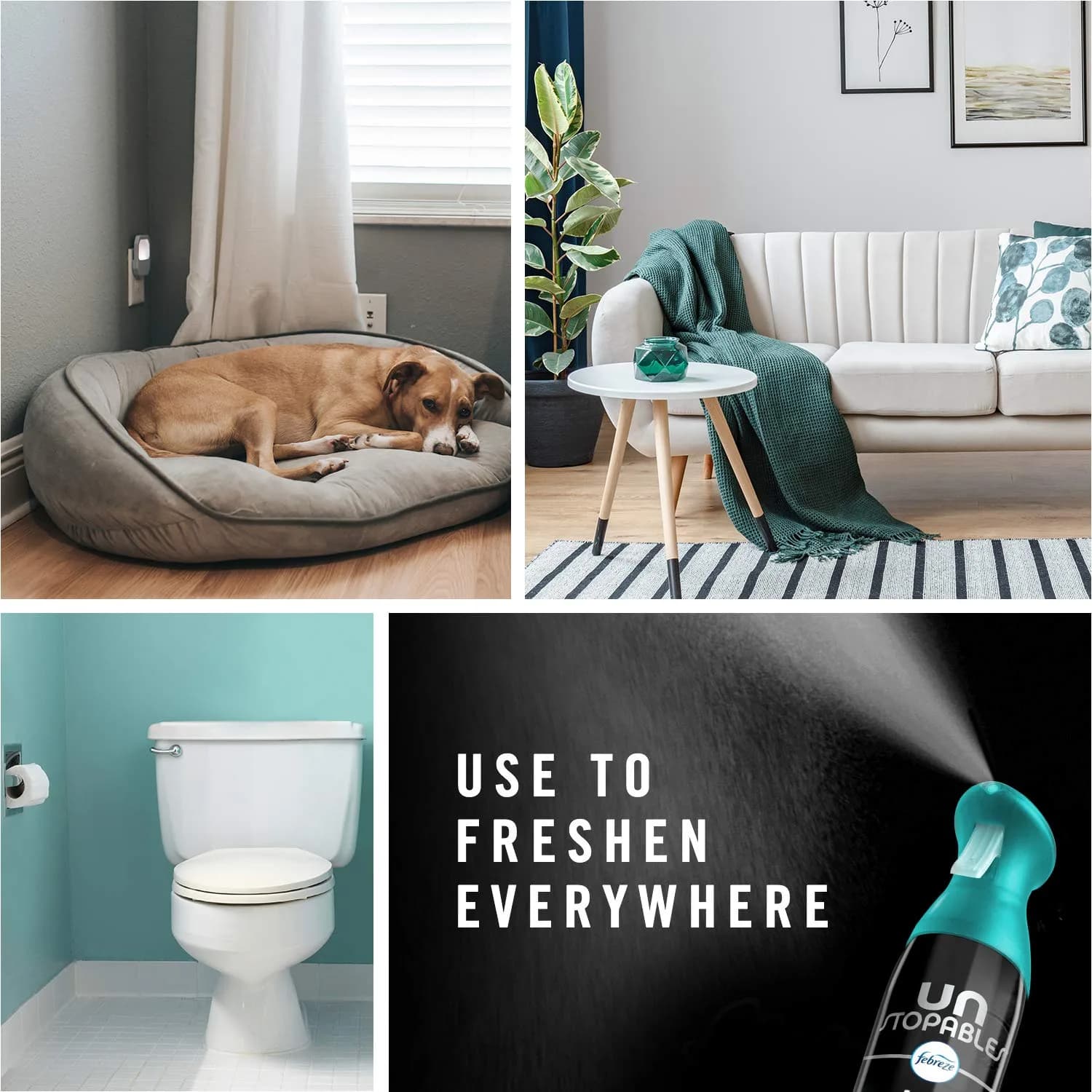 Febreze Unstopables Fresh Air Freshener Spray 250ml (8.8 Oz) | Long-Lasting Scent - view 5