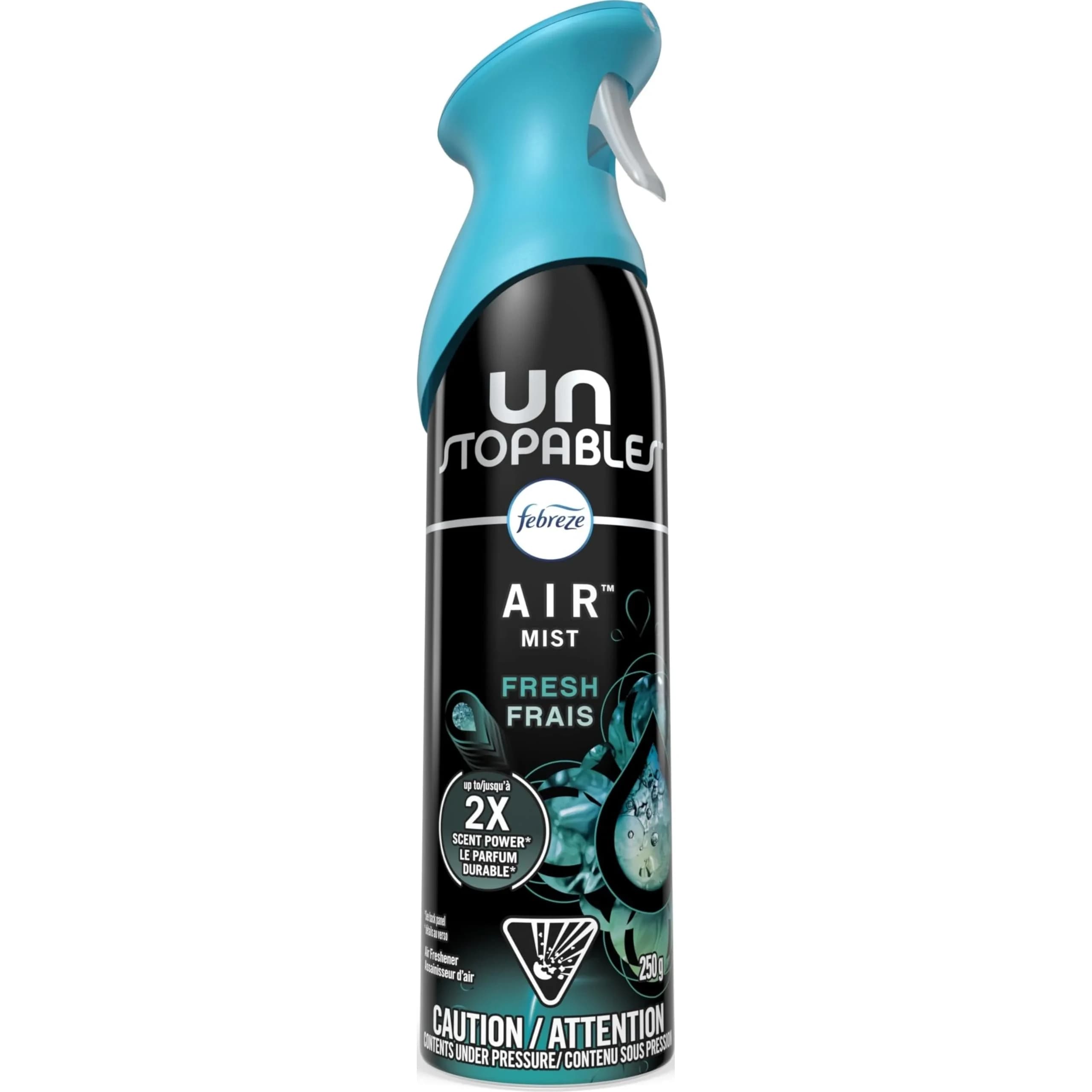 Febreze Unstopables Fresh Air Freshener Spray 250ml (8.8 Oz) | Long-Lasting Scent - main product image