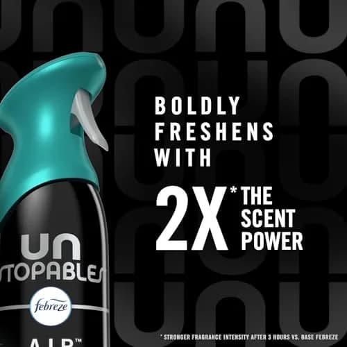 Febreze Unstopables Fresh Air Freshener Spray 250ml (8.8 Oz) | Long-Lasting Scent thumbnail 3
