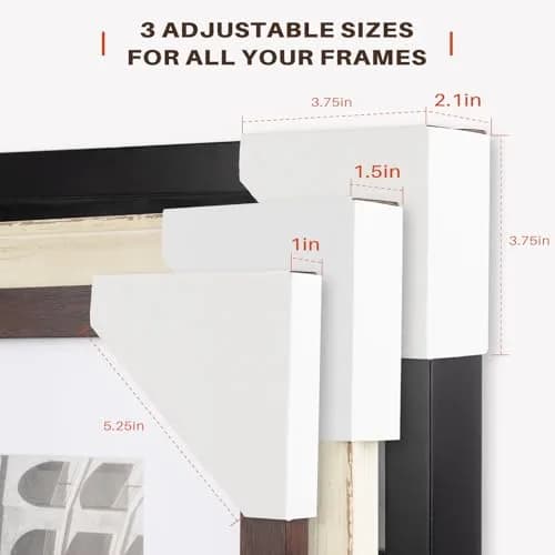 Golden State Art Adjustable Cardboard Corner Edge Protectors 100 Pack | Reusable Impact-Resistant Frame Protectors thumbnail 3