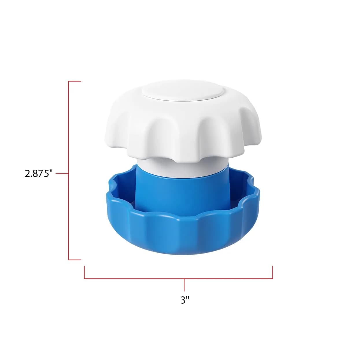 EZY DOSE Large Pill Crusher & Tablet Grinder with Storage Compartment, Blue | FDA Approved, Doctor Recommended - view 3